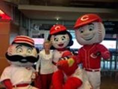Dale and reds mascots